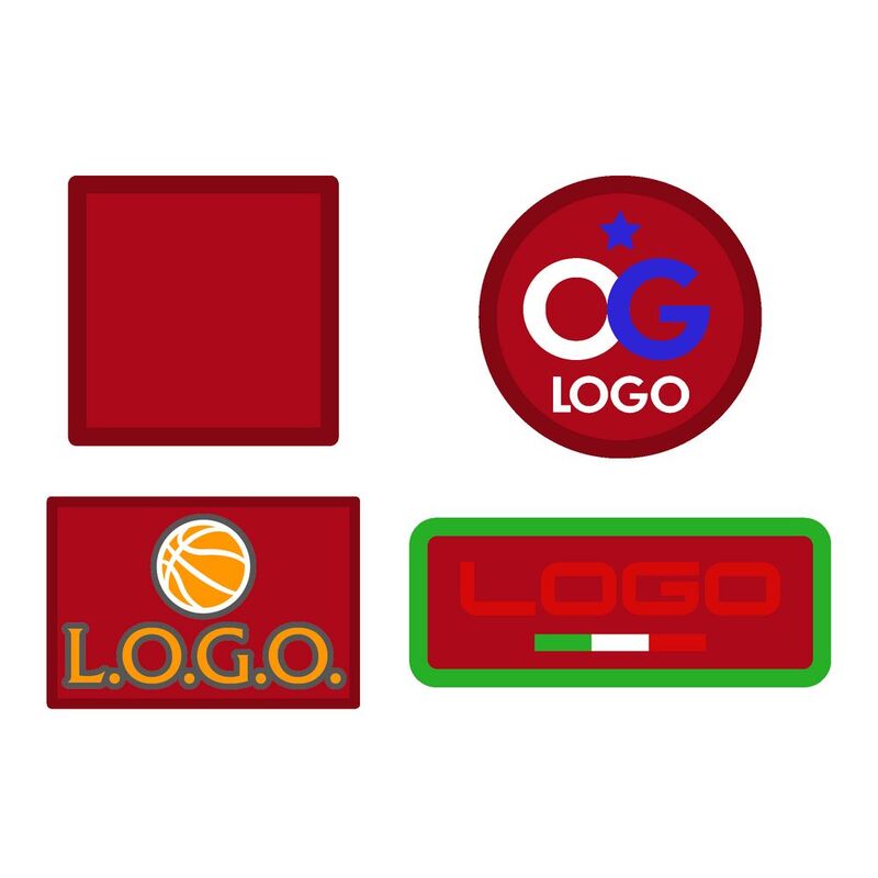 Шеврон из габардина Gabo S, красный арт.18311.50