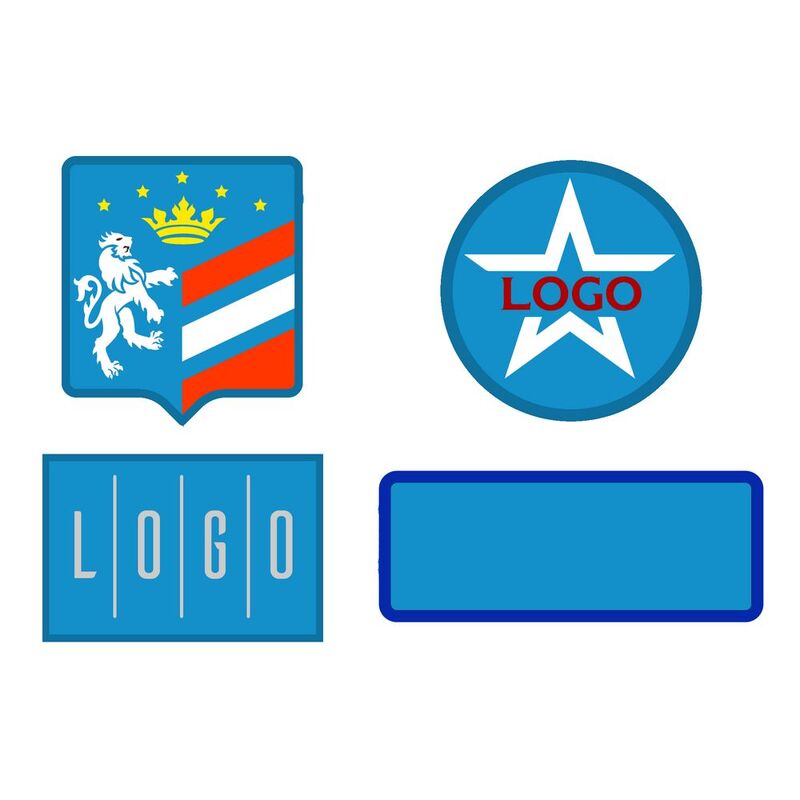 Шеврон из габардина Gabo M, голубой арт.18312.14