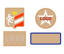 Шеврон из габардина Gabo M, бежевый арт.18312.16