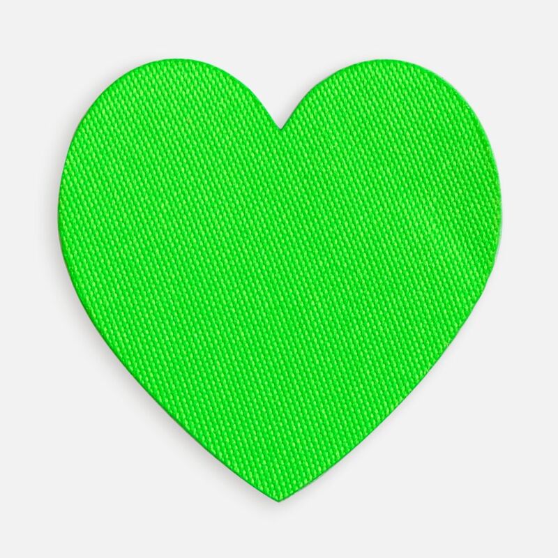 Наклейка тканевая Lunga Cor, M, зеленый неон арт.17864.94