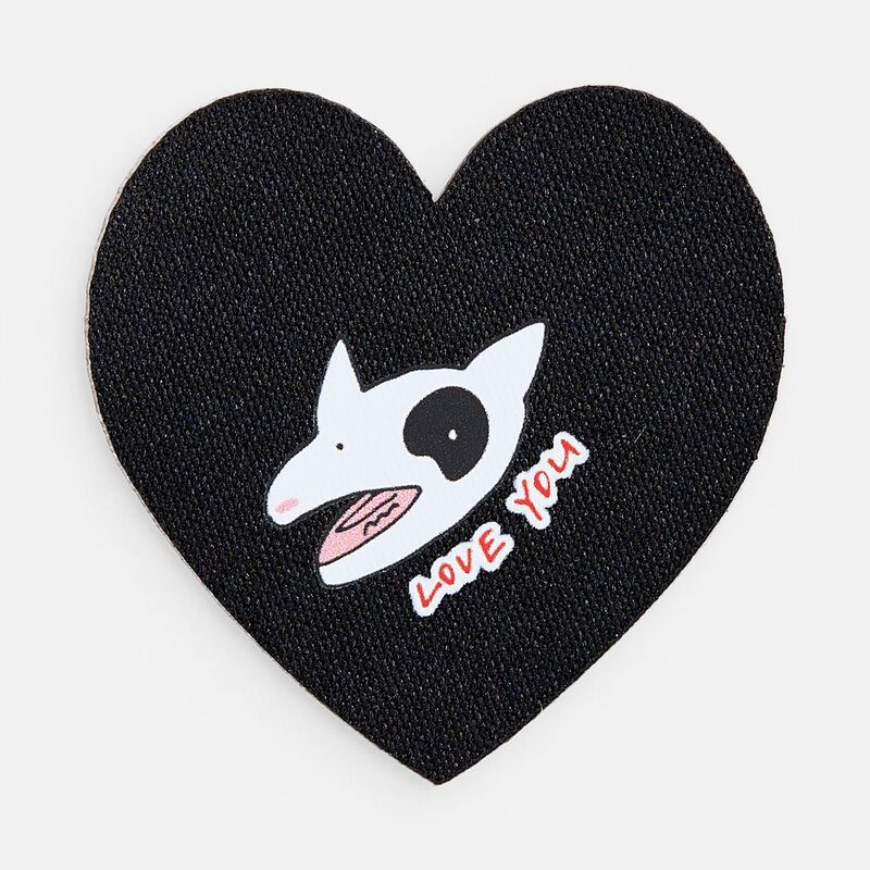 Наклейка тканевая Lunga Cor, M, черная арт.17864.30