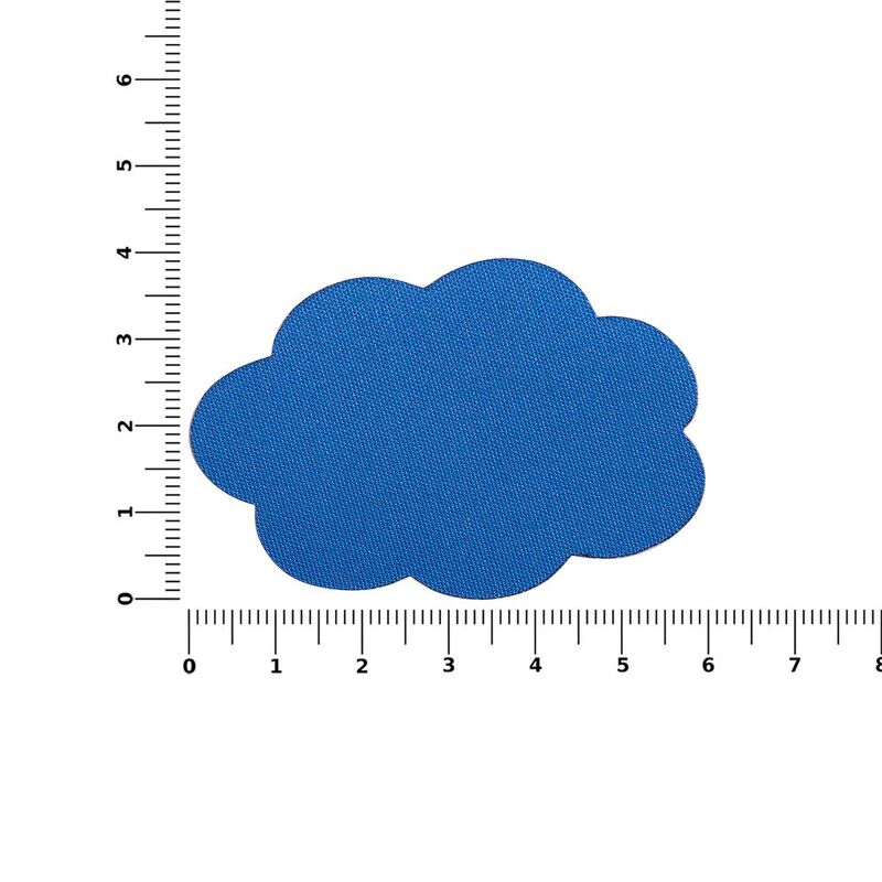 Наклейка тканевая Lunga Calum, L, синяя арт.17865.44