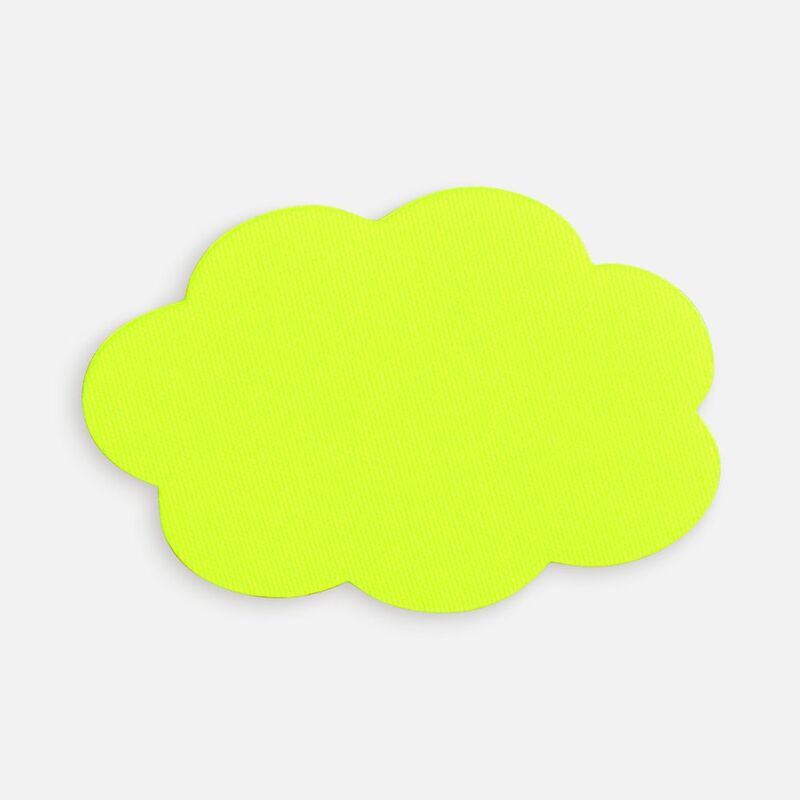 Наклейка тканевая Lunga Calum, L, желтый неон арт.17865.89