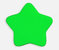 Наклейка тканевая Lunga Bial, M, зеленый неон арт.17866.94