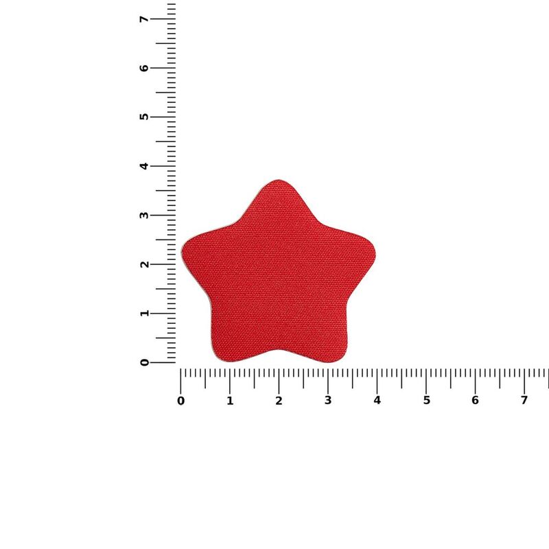 Наклейка тканевая Lunga Bial, M, красная арт.17866.50