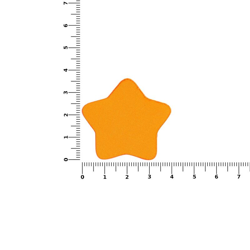 Наклейка тканевая Lunga Bial, M, оранжевый неон арт.17866.22