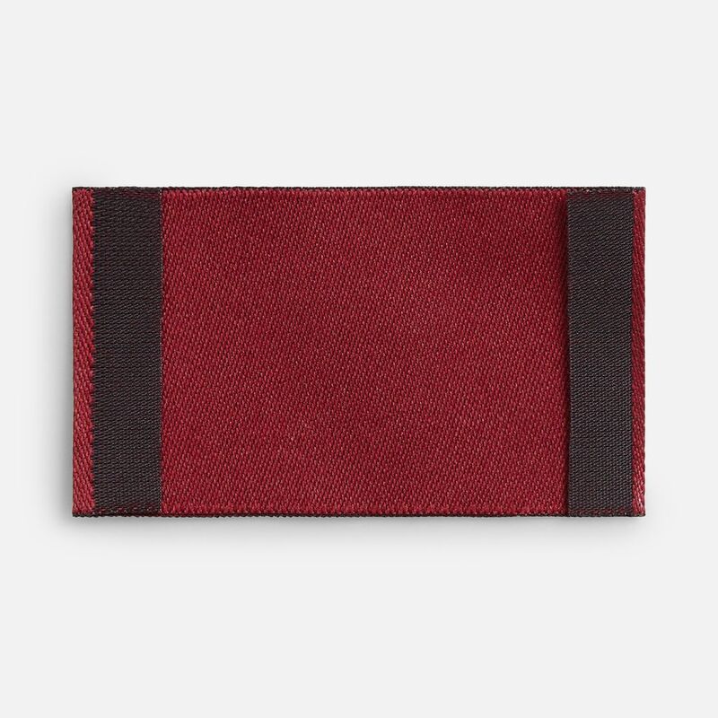 Лейбл тканевый Epsilon, M, бордовый арт.17867.55