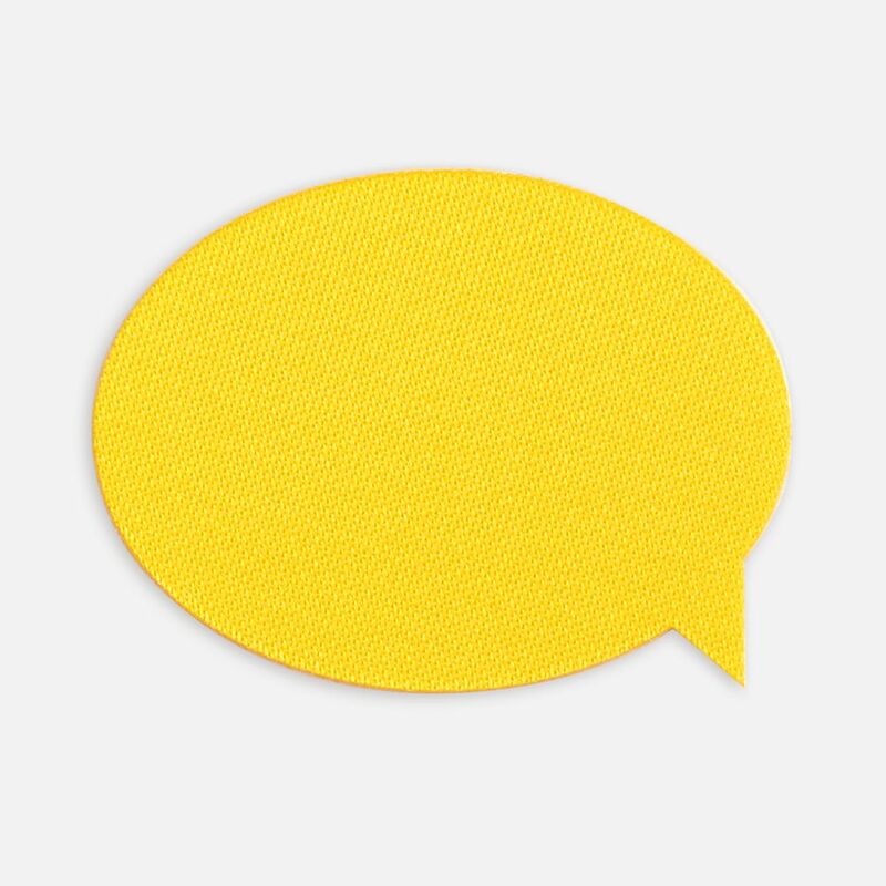 Наклейка тканевая Lunga Bubble, M, желтая арт.17902.80