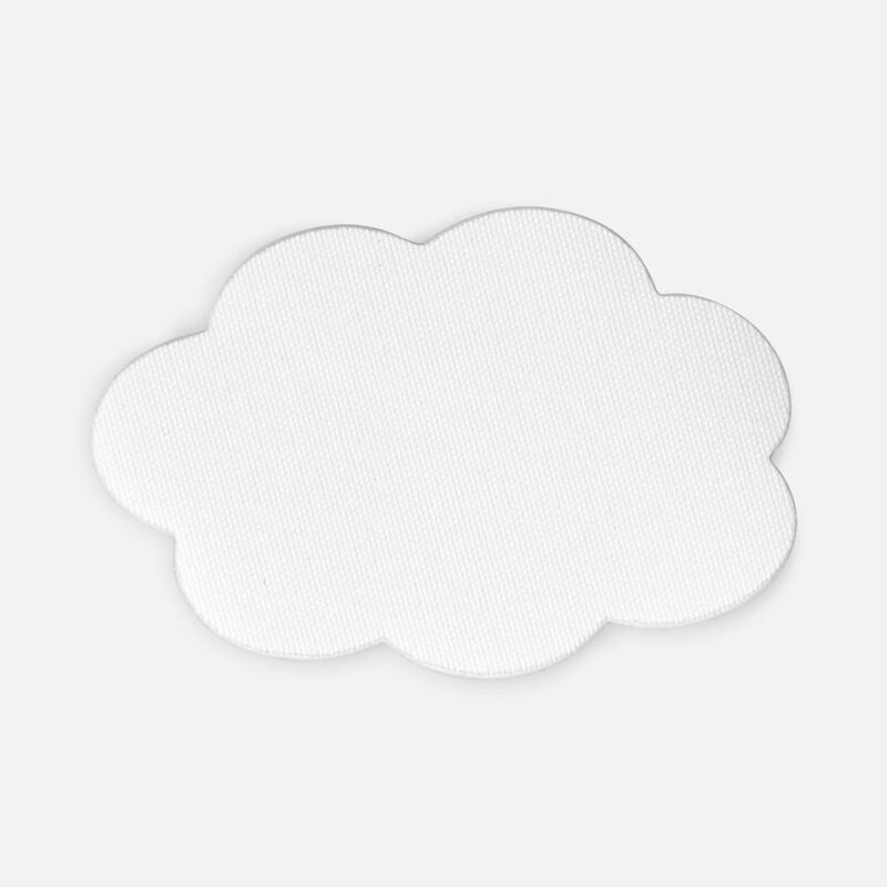 Наклейка тканевая Lunga Calum, L, белая арт.17865.60