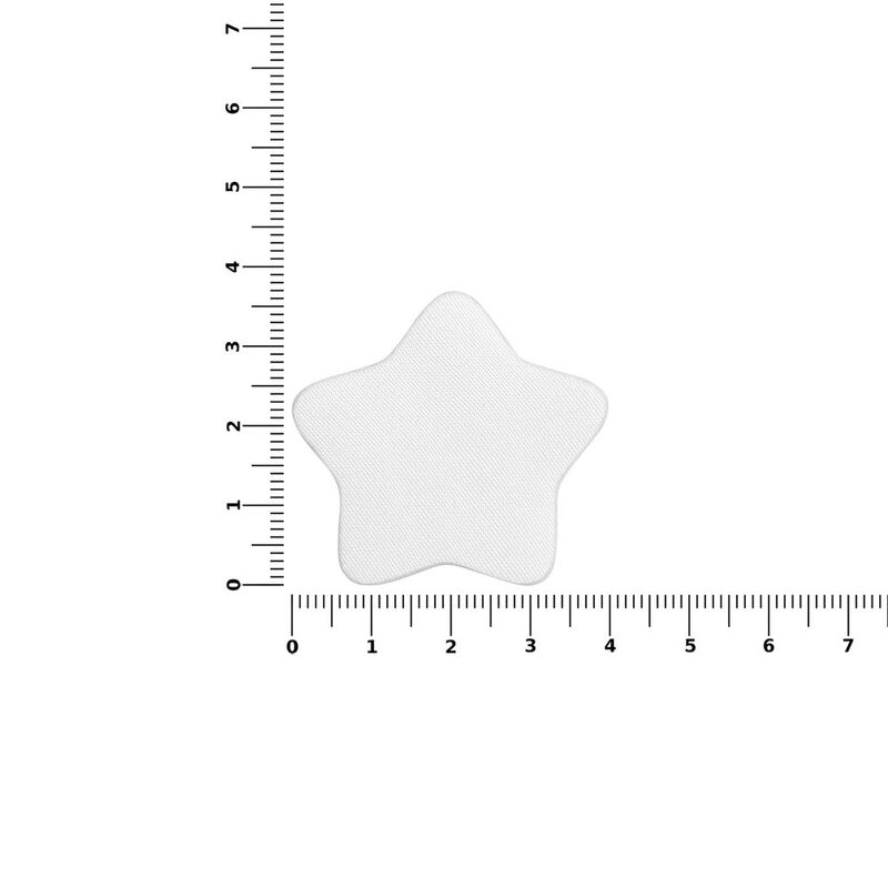 Наклейка тканевая Lunga Bial, M, белая арт.17866.60