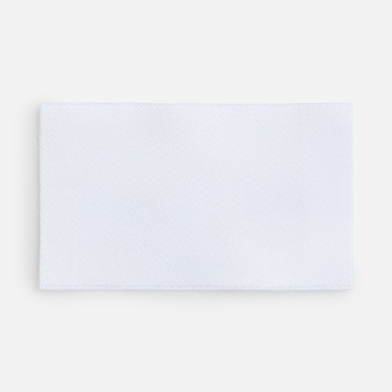 Лейбл тканевый Epsilon, M, белый арт.17867.60