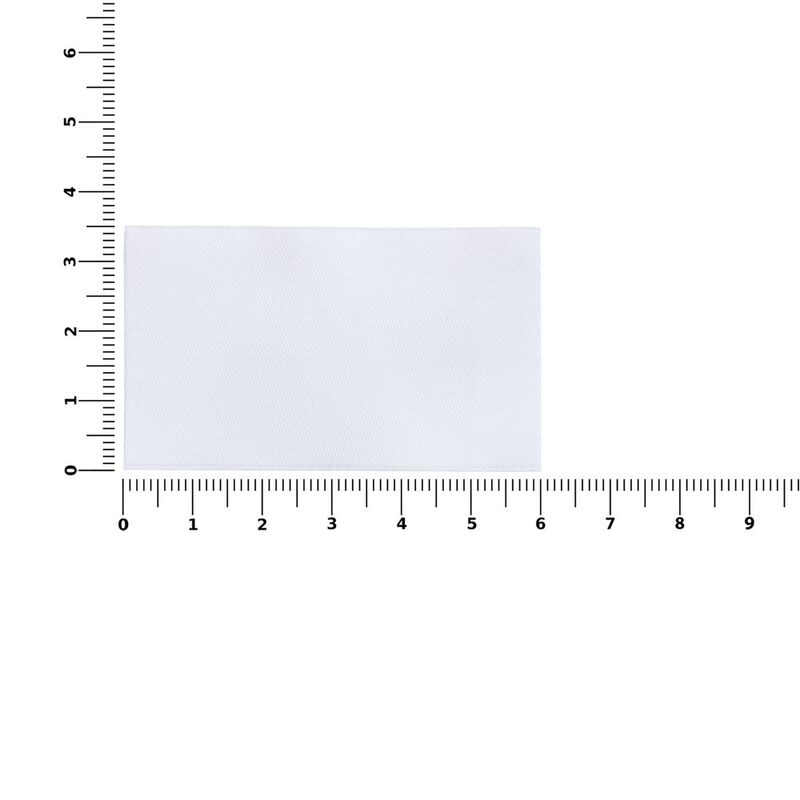 Лейбл тканевый Epsilon, M, белый арт.17867.60