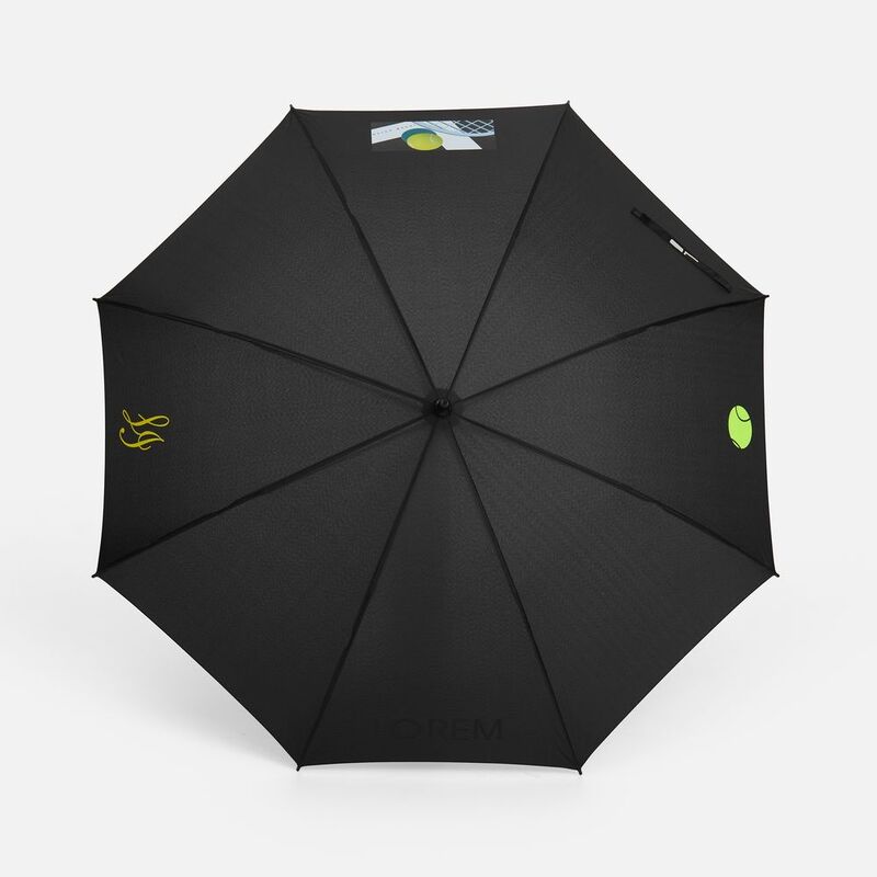 Зонт-трость Simple Golf, черный арт.18781.30