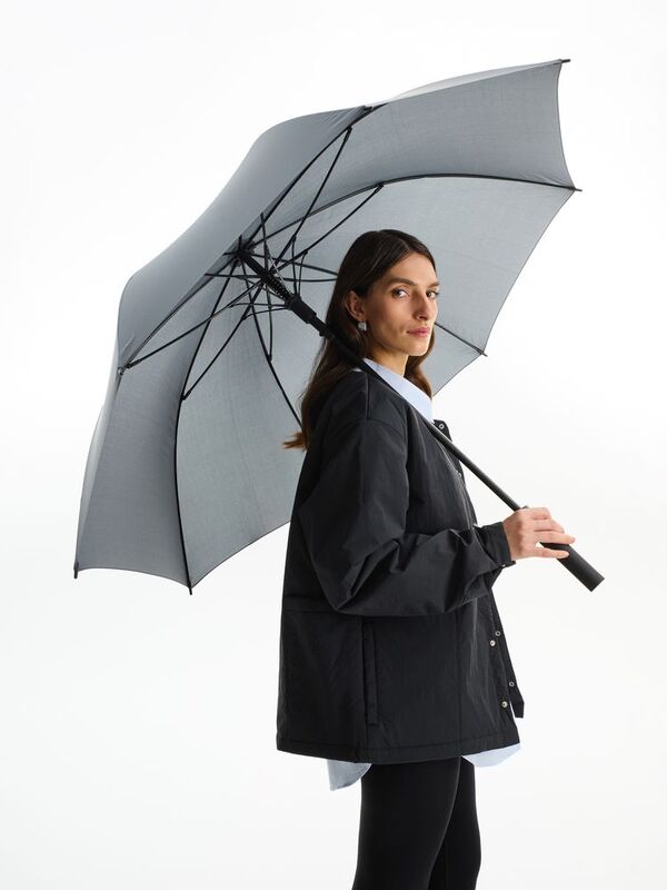 Зонт-трость Simple Golf, серый арт.18781.11