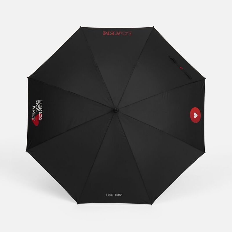 Зонт-трость Rainzee, черный арт.18783.30