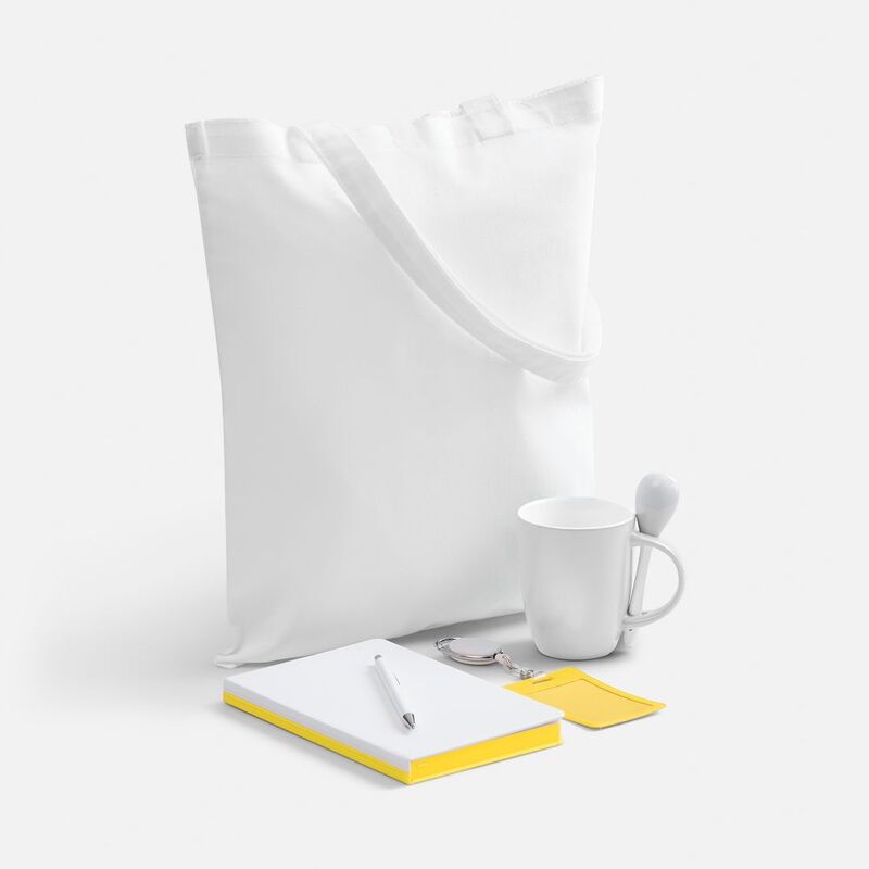 Набор Welcome Pack, желтый с белым арт.16229.68