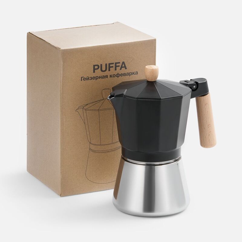Гейзерная кофеварка Puffa арт.18714.00