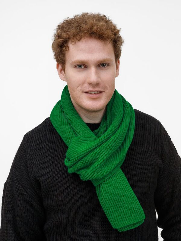 Шарф Nobilis Mono, ярко-зеленый арт.19908.93