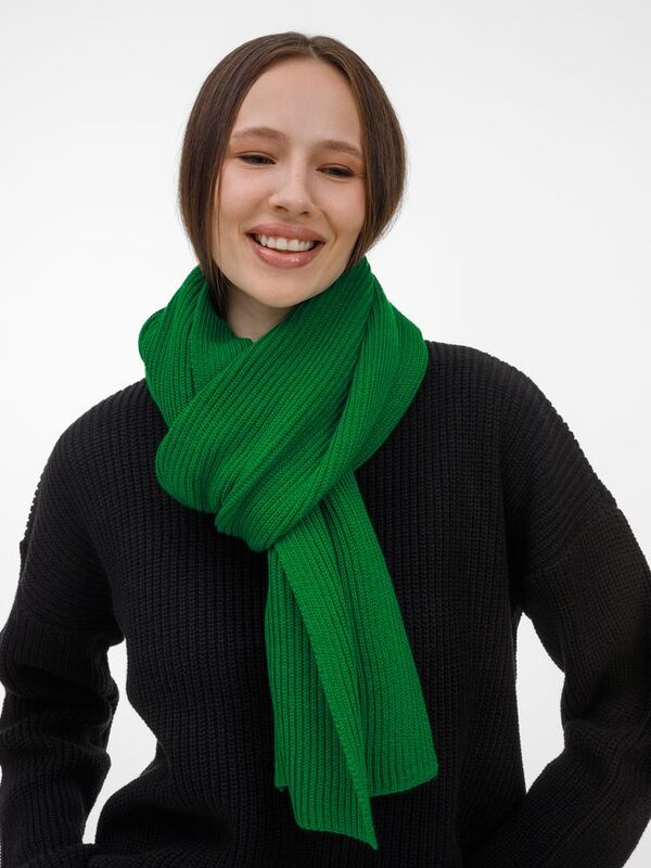 Шарф Nobilis Mono, ярко-зеленый арт.19908.93