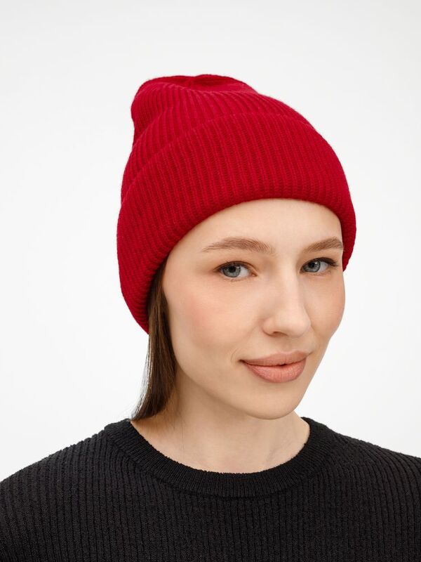 Шапка Nobilis Mono, красная арт.19909.50