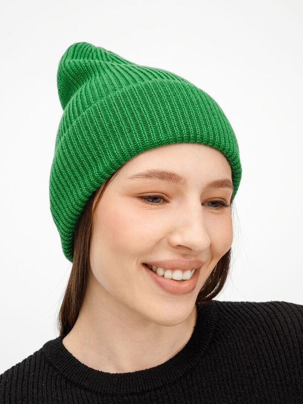 Шапка Nobilis Mono, ярко-зеленая арт.19909.93