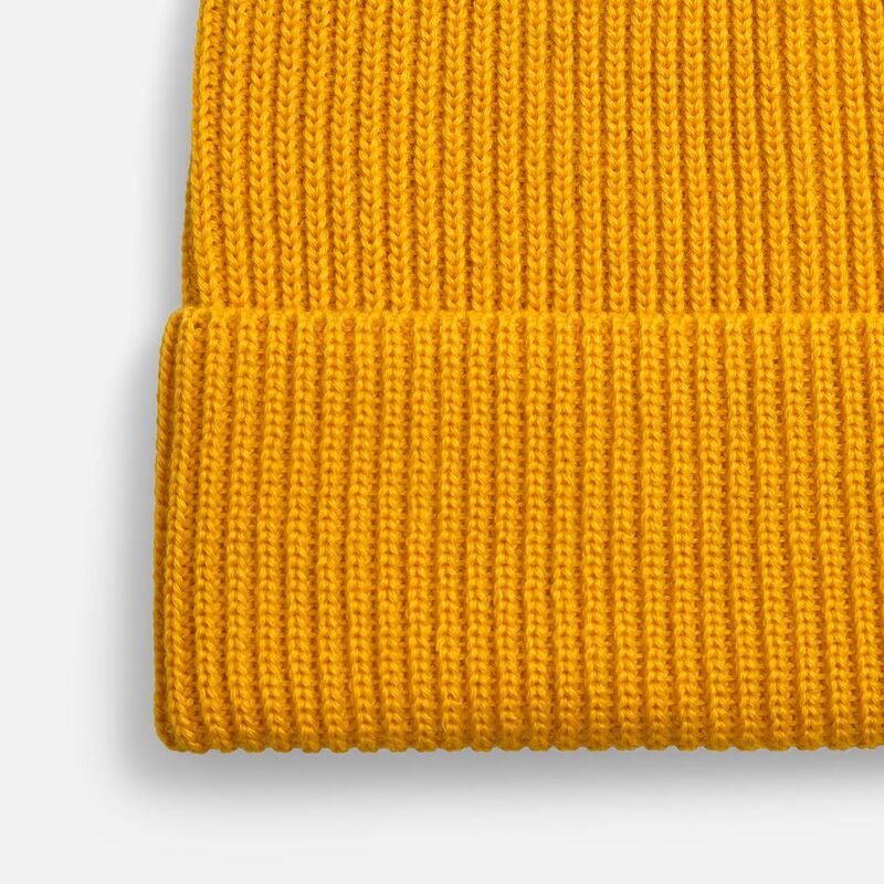 Шапка Nobilis Mono, желтая (медовая) арт.19909.80