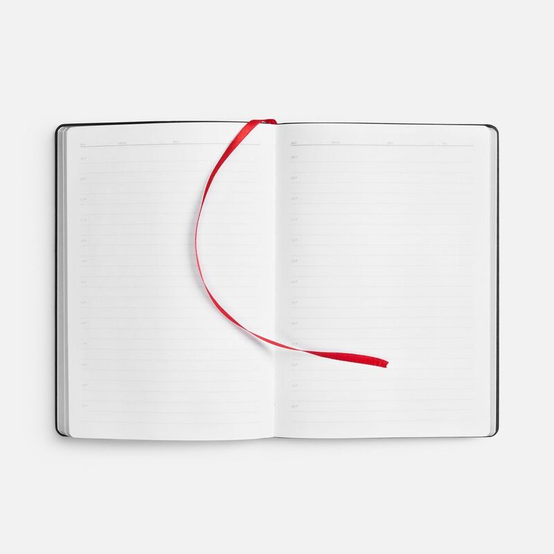 Ежедневник Nebraska Flex, недатированный, красный с золотистым арт.22008.05