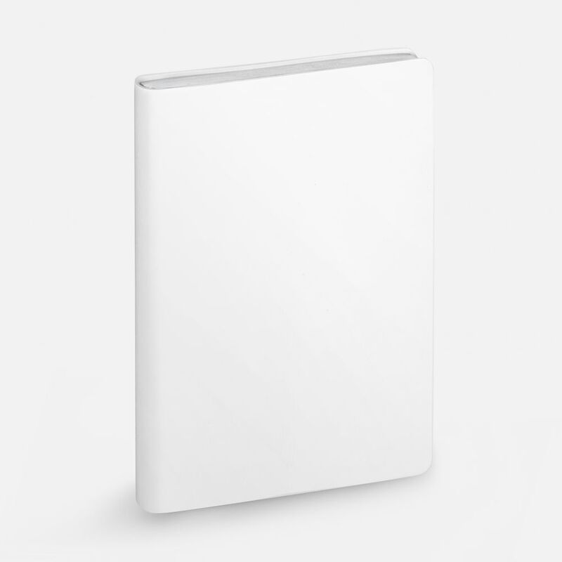 Ежедневник Nebraska Flex, недатированный, белый с серебристым арт.22008.61