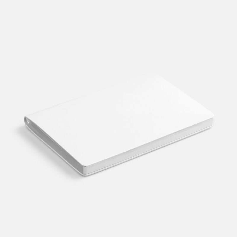 Ежедневник Nebraska Flex, недатированный, белый с серебристым арт.22008.61