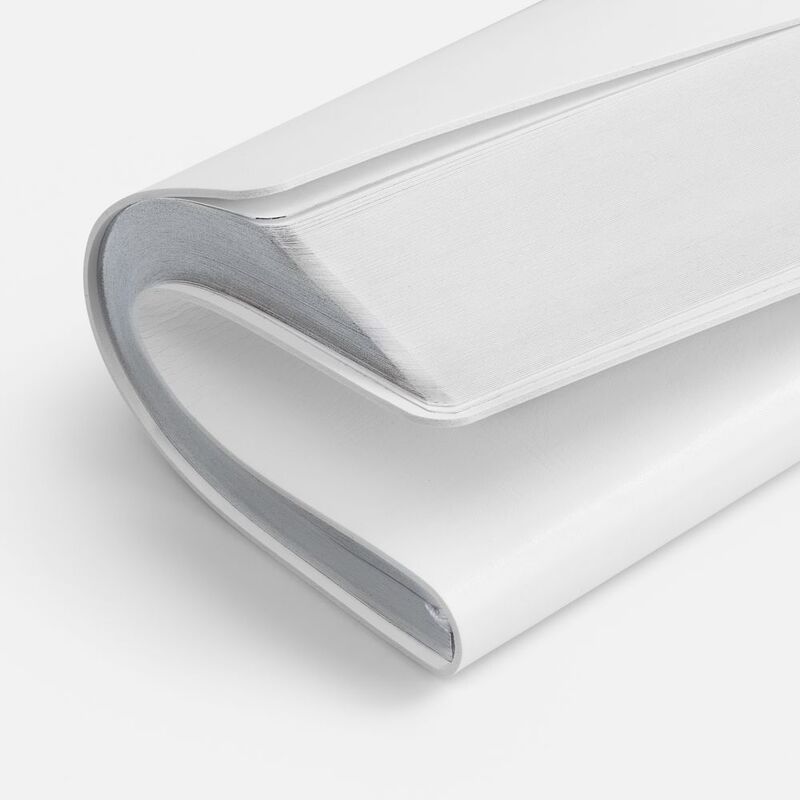 Ежедневник Nebraska Flex, недатированный, белый с серебристым арт.22008.61