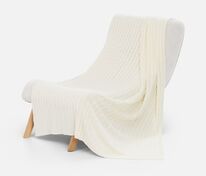 Плед Tressa, белый (молочный) арт.19622.61