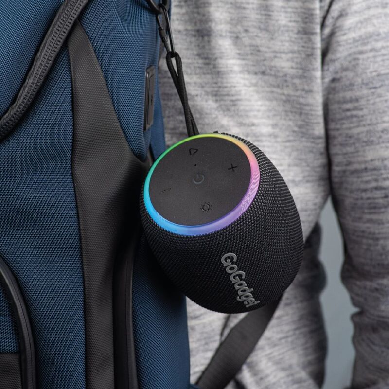 Водонепроницаемая колонка с подсветкой CityWave Pro, черная арт.19364.30