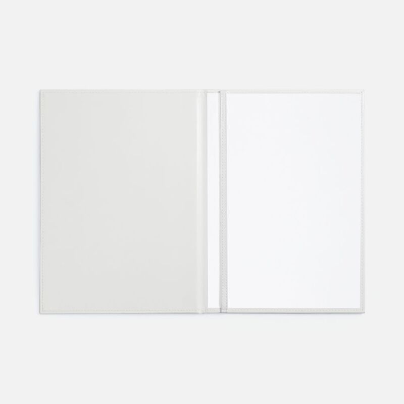 Папка адресная Nebraska, белая арт.11508.60