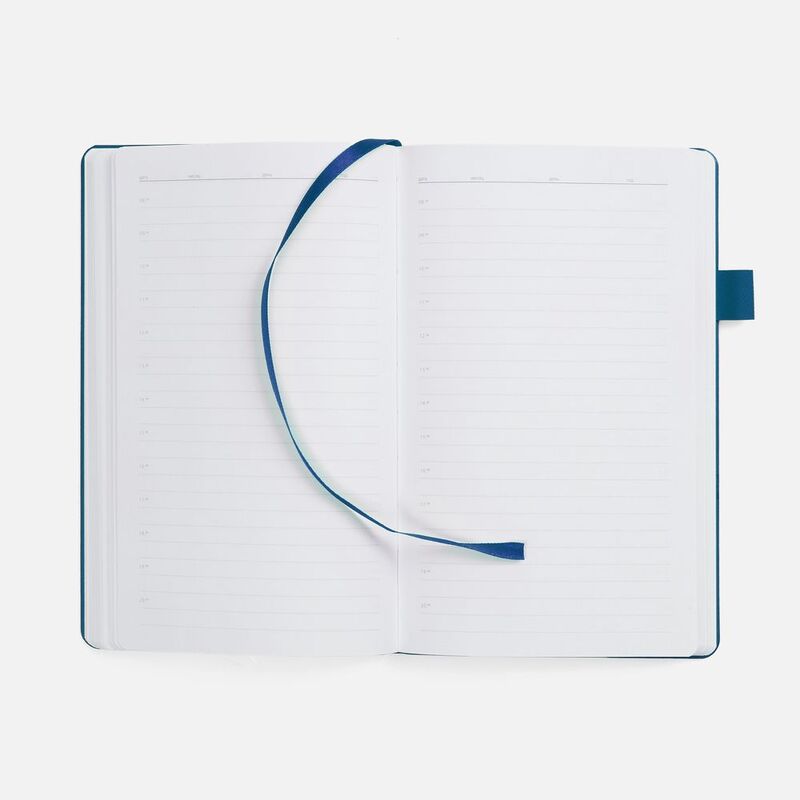 Ежедневник White Shall, недатированный, бело-синий арт.15751.46