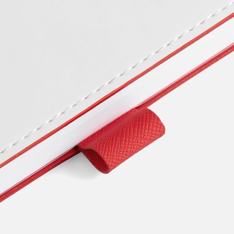 Ежедневник White Shall, недатированный, бело-красный арт.15751.56