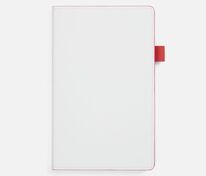 Ежедневник White Shall, недатированный, бело-красный арт.15751.56