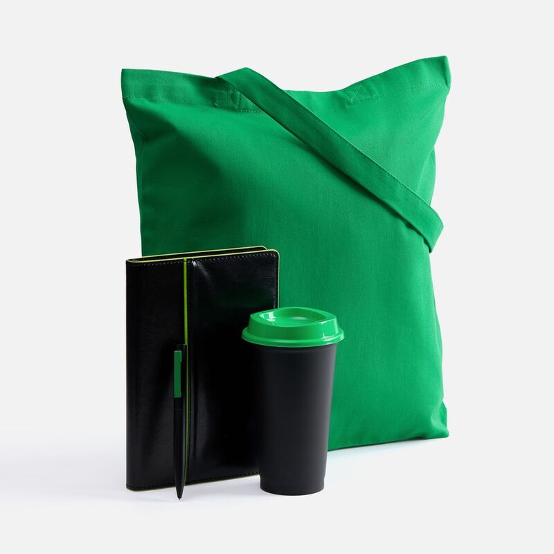 Набор Alanis, черный с зеленым арт.20527.39