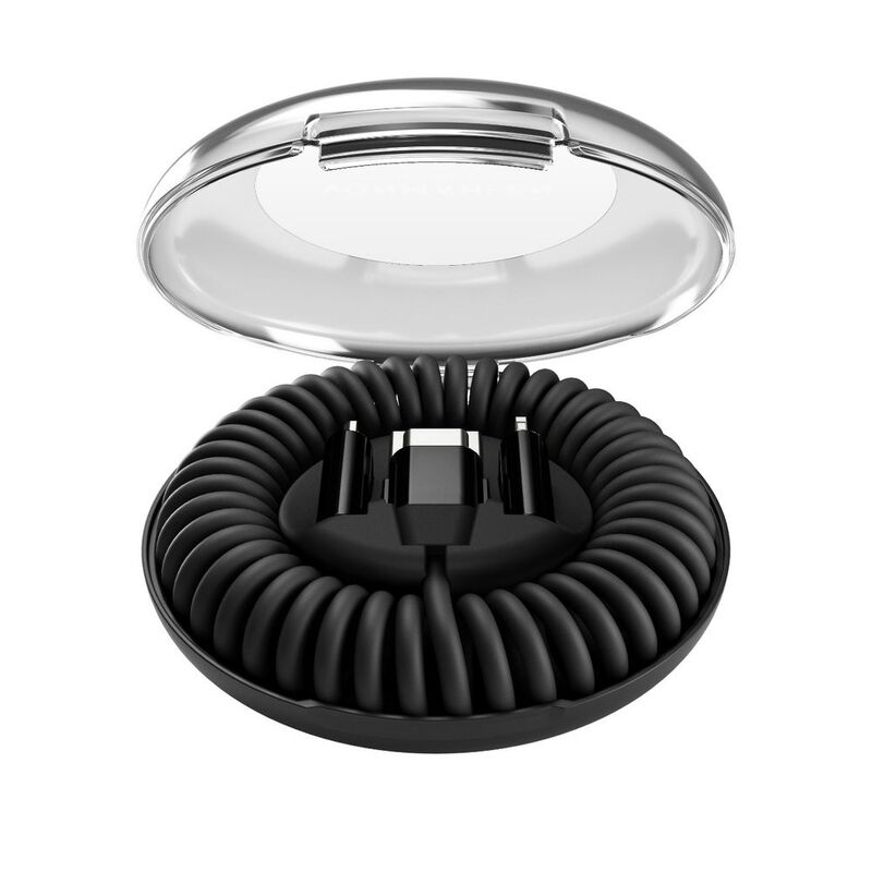 Кабель Vonmahlen Allroundo Eco для быстрой зарядки, черный арт.20777.30