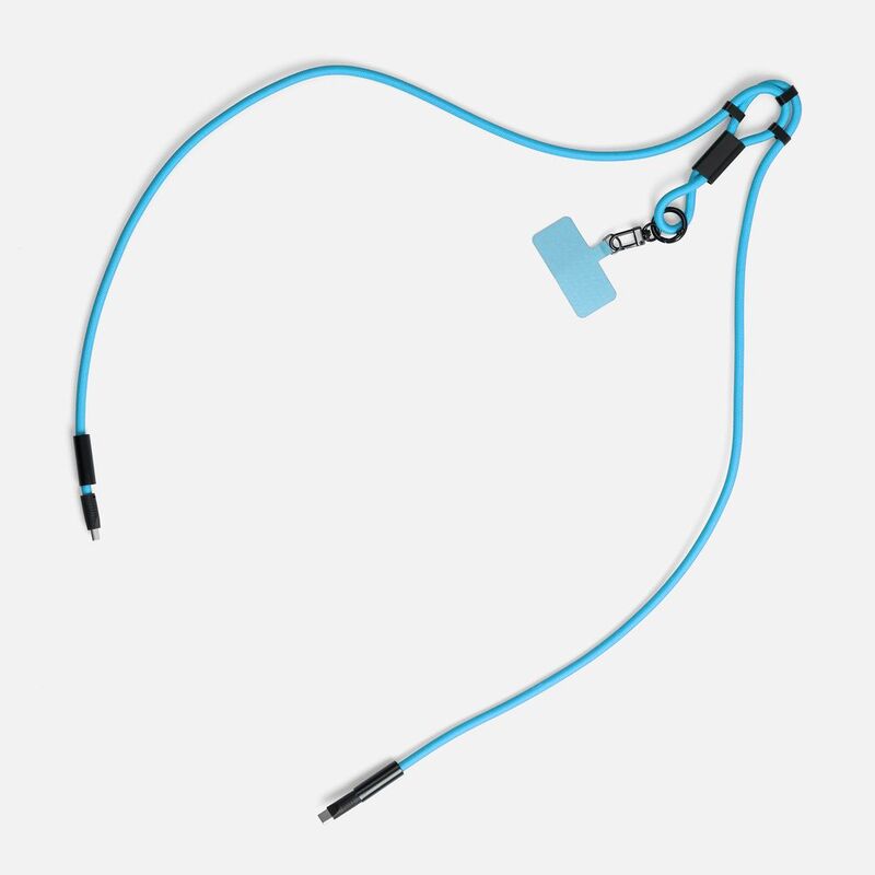 Кабель-ланьярд energyFlex Power Delivery 60 Вт, голубой арт.20237.40