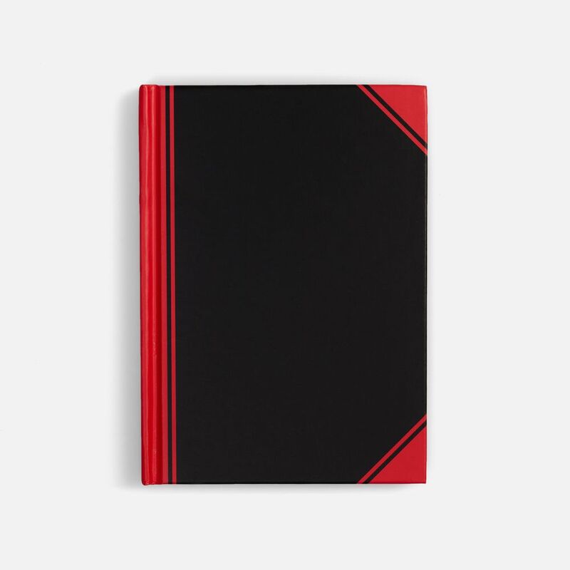 Блокнот Accenti Mini, черный с красным арт.20768.35