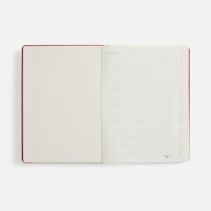 Ежедневник Urban Metal, недатированный, красный арт.72080.50