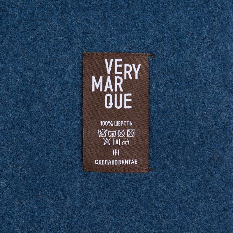 Плед Fleco, синий с коричневым арт.18368.45