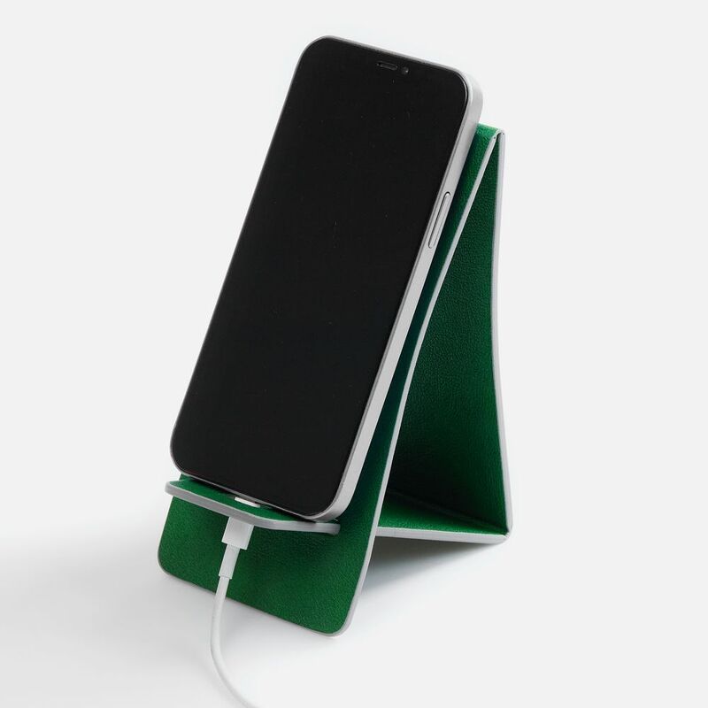 Подставка для телефона Petrus, зеленая арт.21104.90