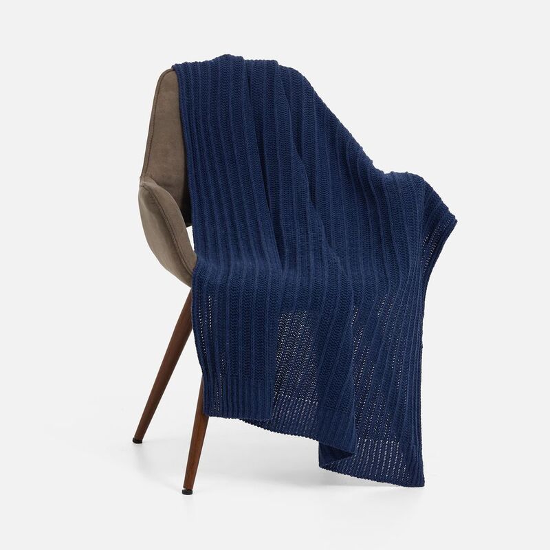 Плед Termoment, синий меланж арт.15515.46