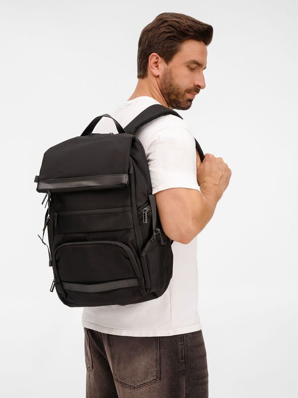 Рюкзак decaPolis, черный арт.19907.30