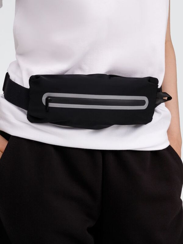 Спортивная поясная сумка Springa, черная арт.18720.30