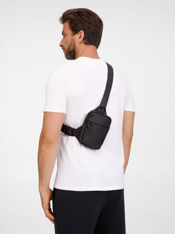 Спортивная кросс-боди сумка UrbanHike, черная арт.18722.30