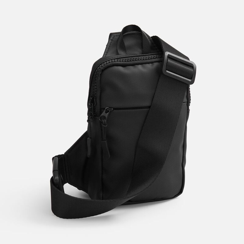 Спортивная кросс-боди сумка UrbanHike, черная арт.18722.30