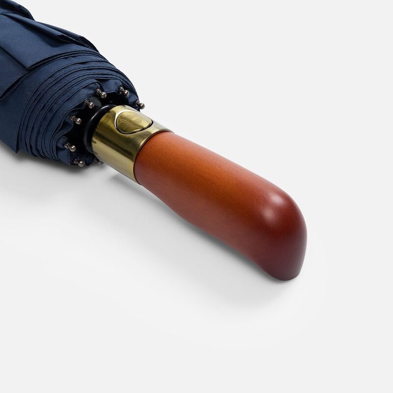 Зонт складной Cloudburst в подарочной упаковке, темно-синий арт.17192.40