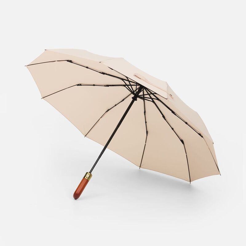 Зонт складной Cloudburst в подарочной упаковке, бежевый арт.17192.00